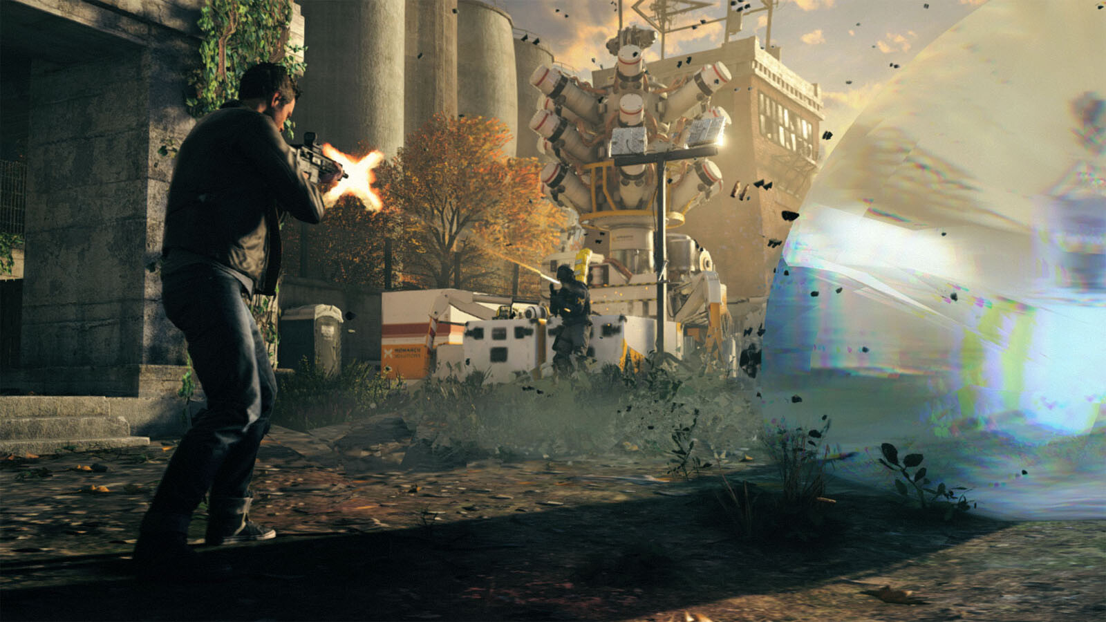 Игровой процесс Quantum Break: Джек Джойс применяет временную способность в бою
