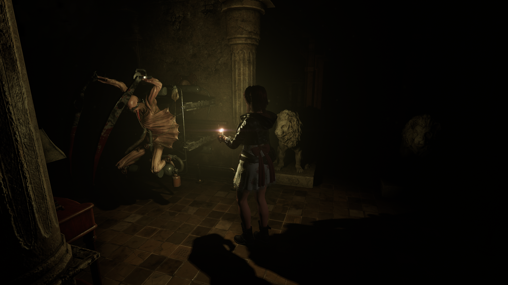 Игровой процесс Tormented Souls: Каролина исследует опасные коридоры