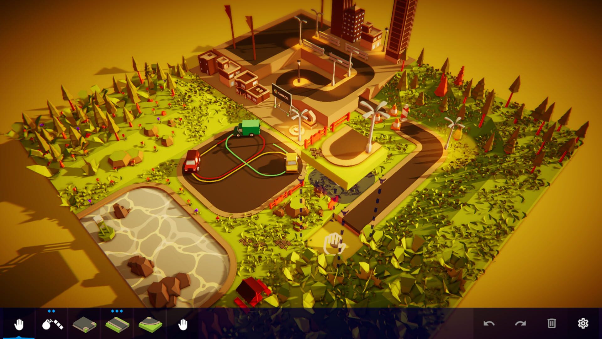 Please Fix The Road — игровой процесс с восстановлением дорог