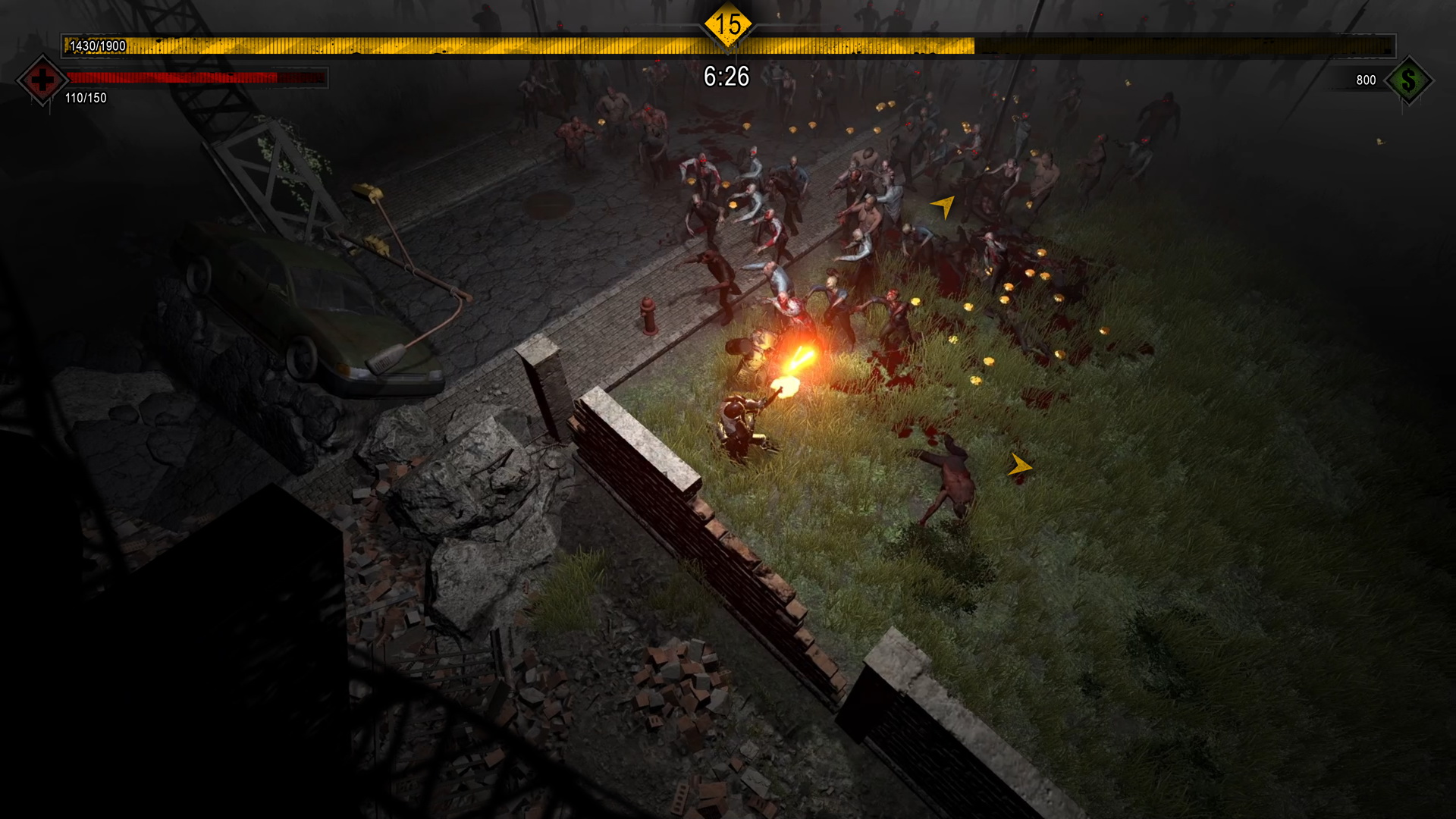 Yet Another Zombie Survivors — скриншот игрового процесса