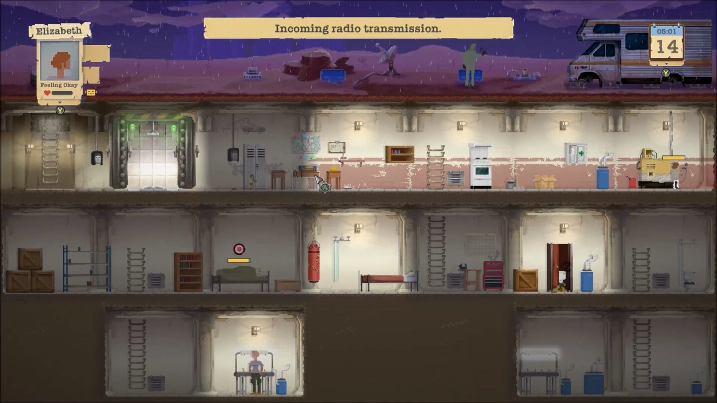 Игровой процесс Sheltered