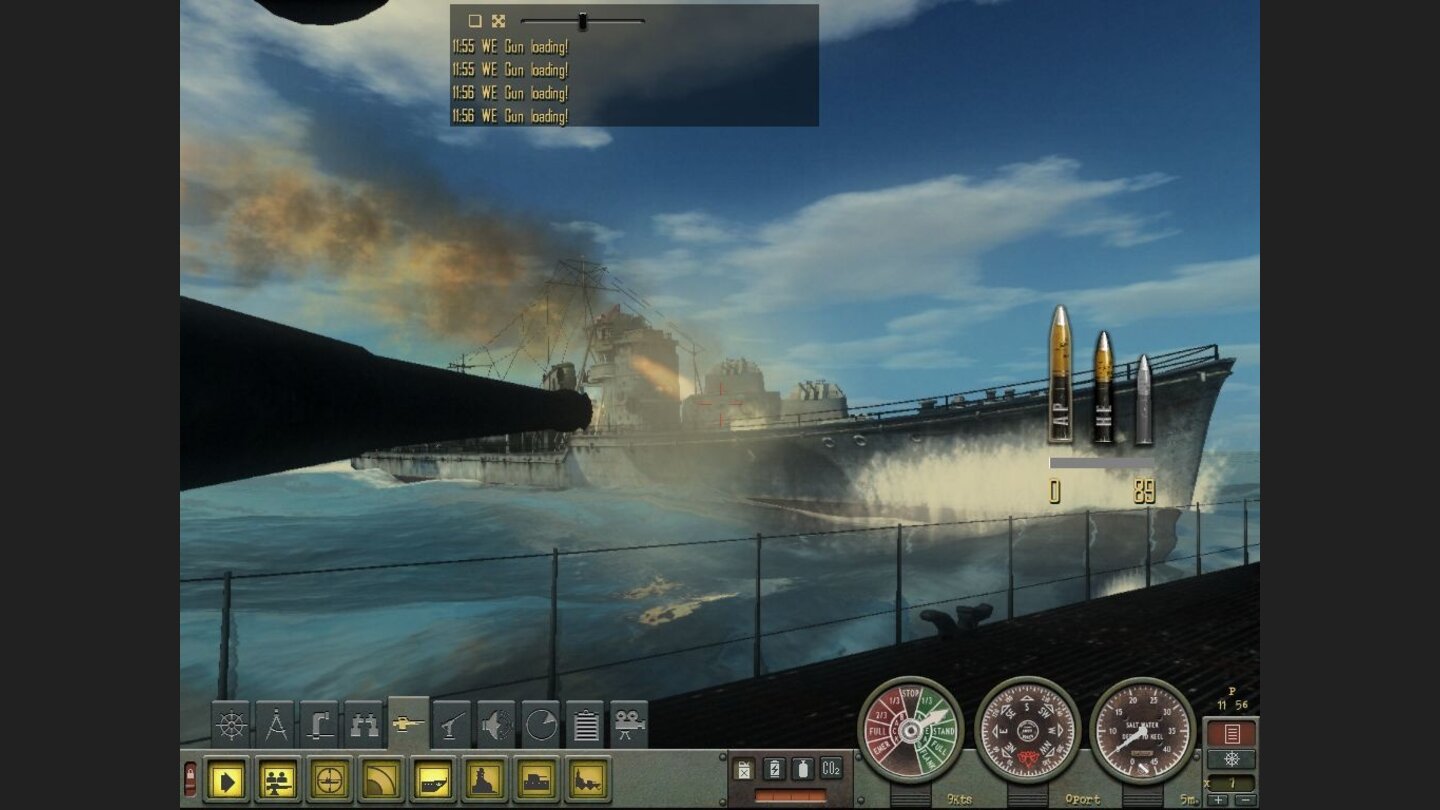 Игровой процесс Silent Hunter: Wolves of the Pacific