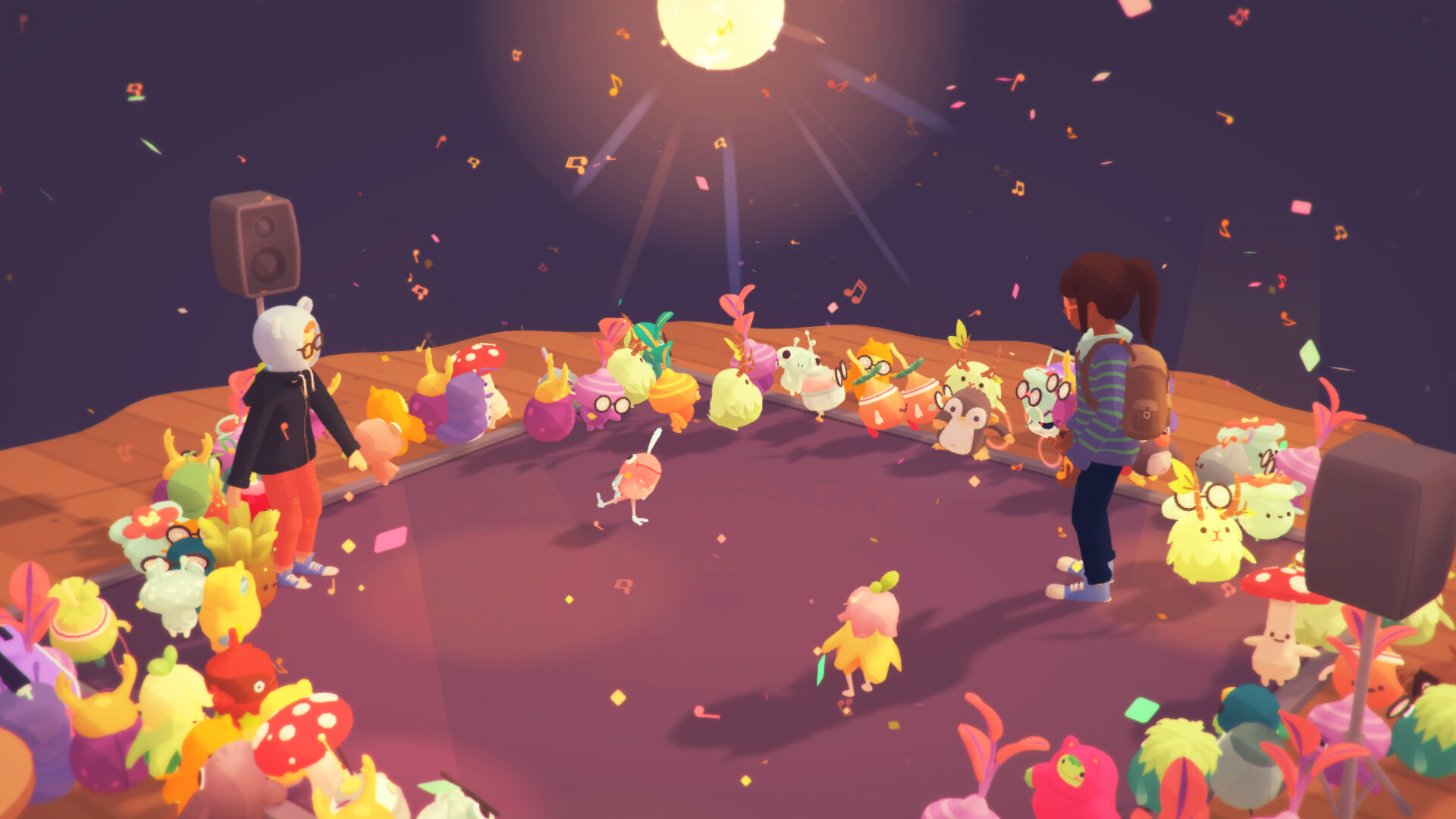 Танцевальное состязание существ в Ooblets