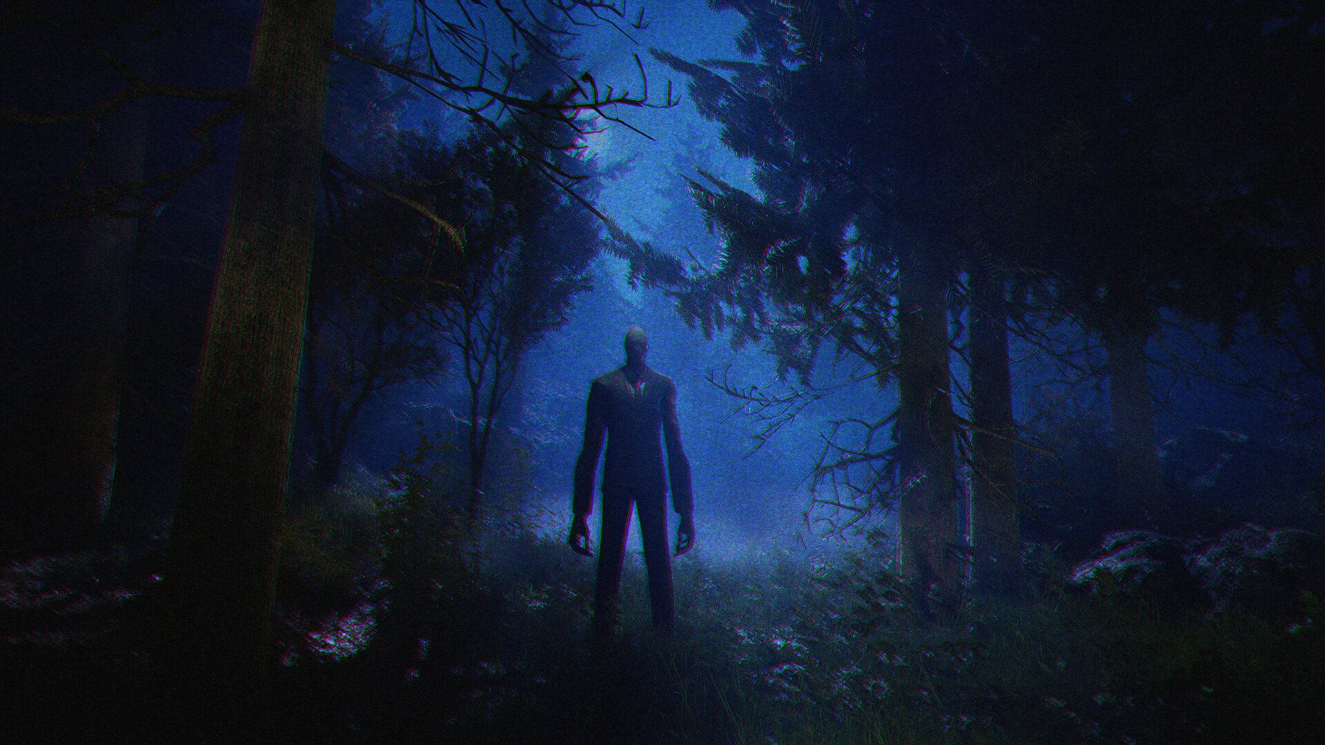 Slender: The Arrival — встреча со Слендерменом в лесу