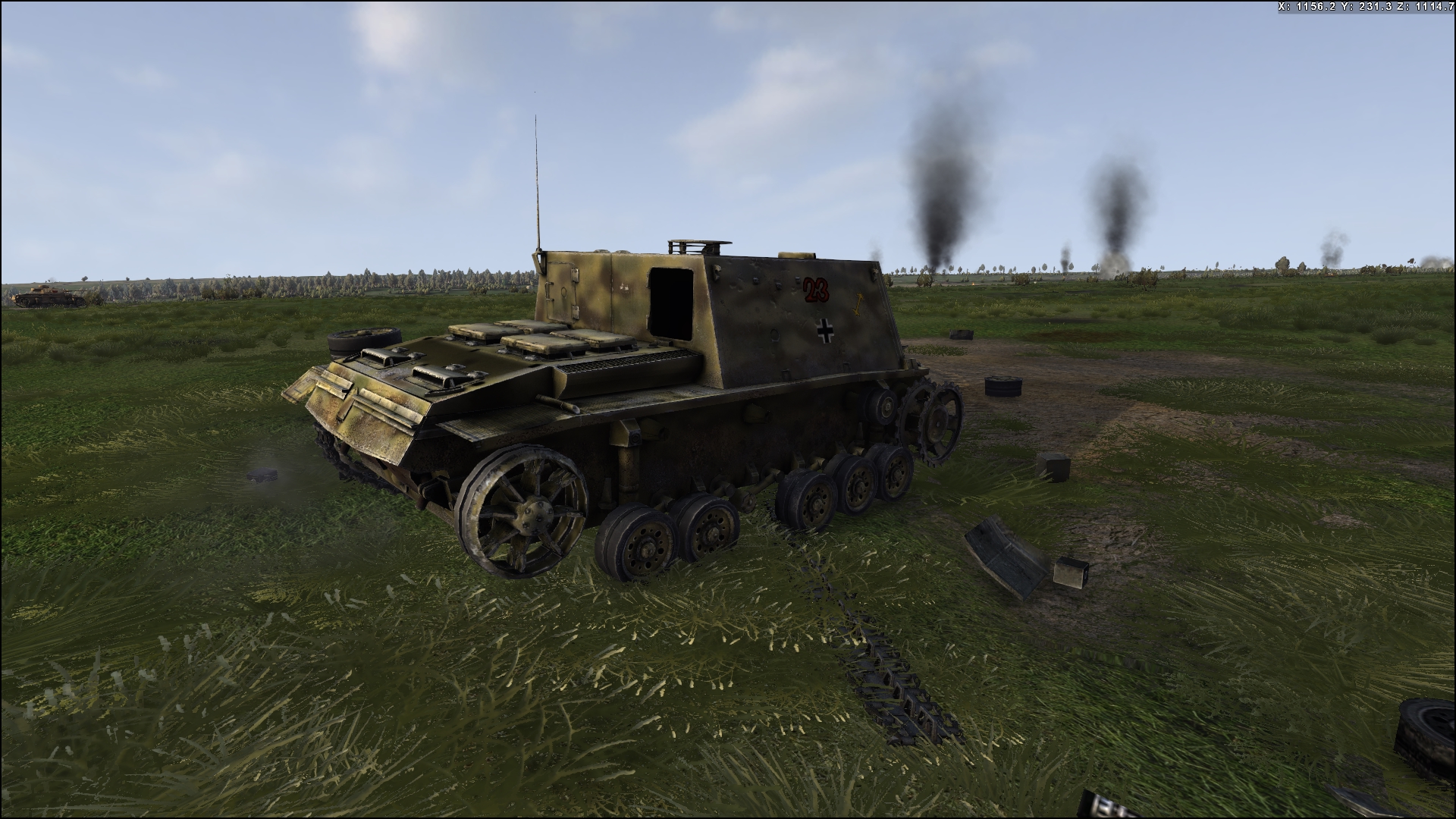Танк на открытой местности в Graviteam Tactics: Mius-Front