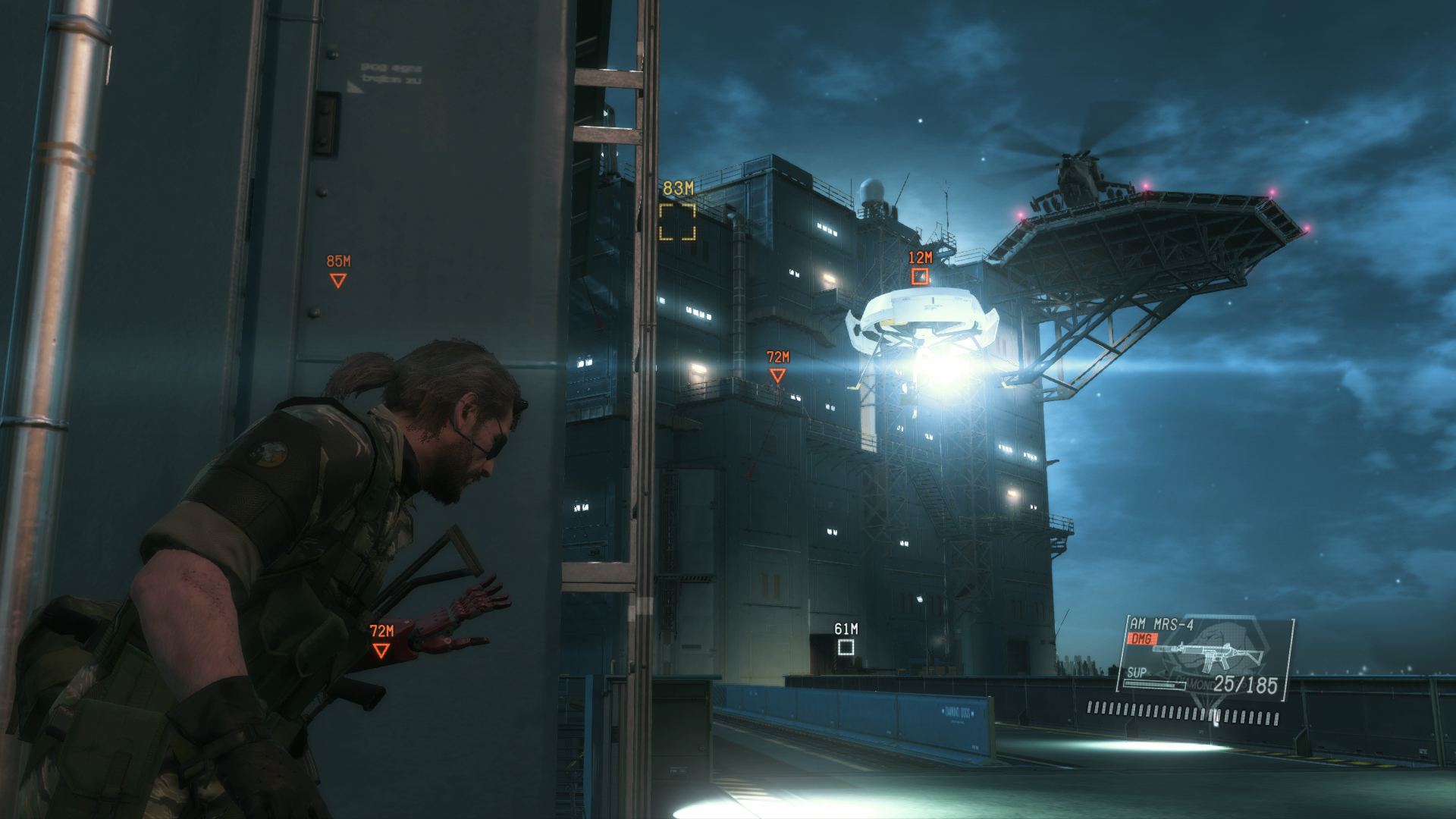 Metal Gear Solid V: The Phantom Pain — скрытное передвижение по охраняемой базе