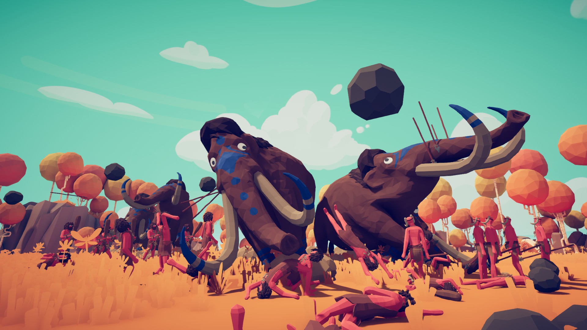 Геймплей Totally Accurate Battle Simulator: сражение необычных отрядов
