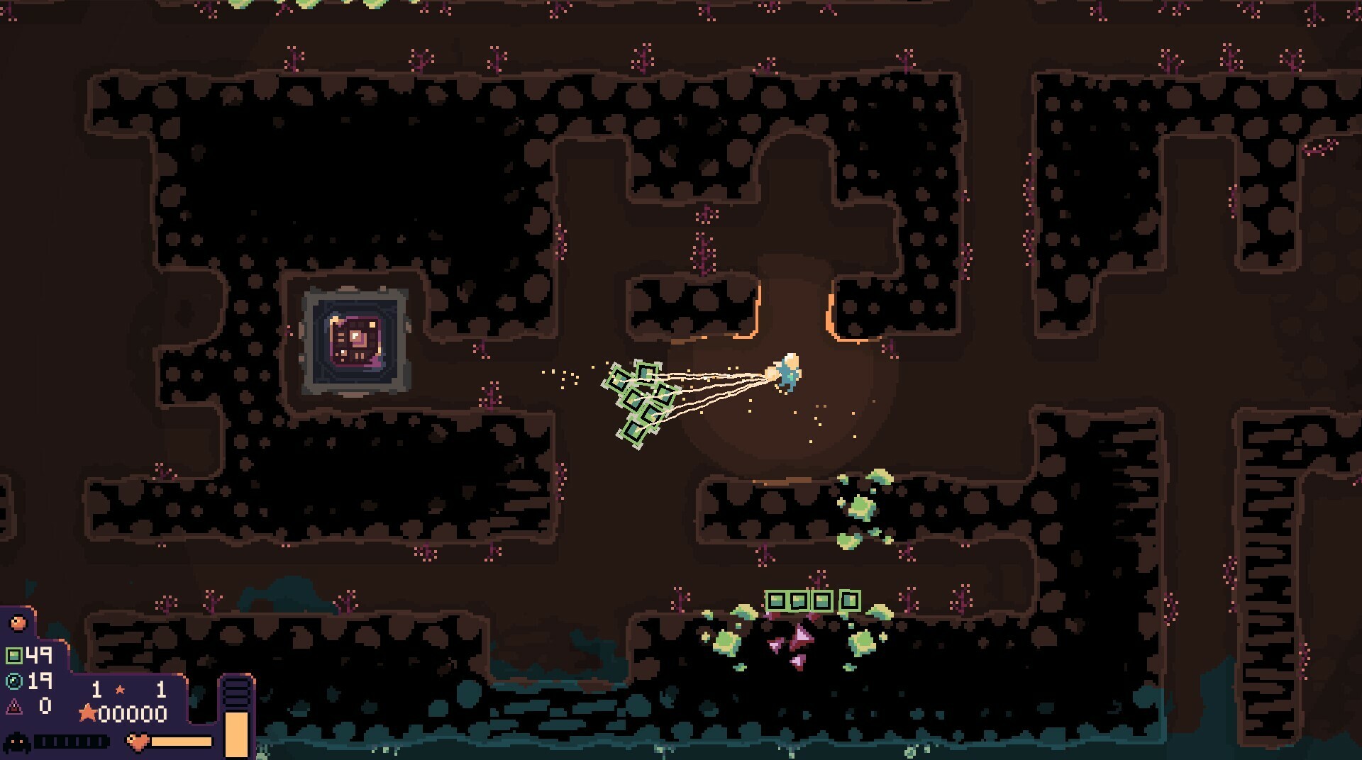 Игровой процесс Dome Keeper