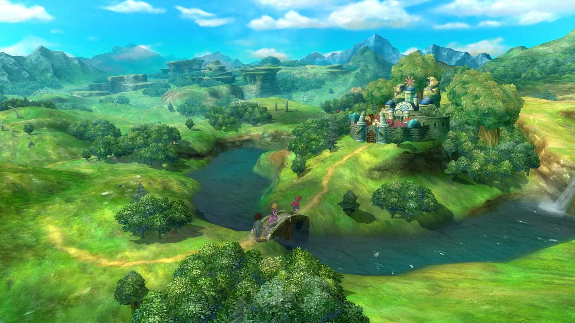 Путешествие по открытому миру Ni no Kuni: Wrath of the White Witch Remastered