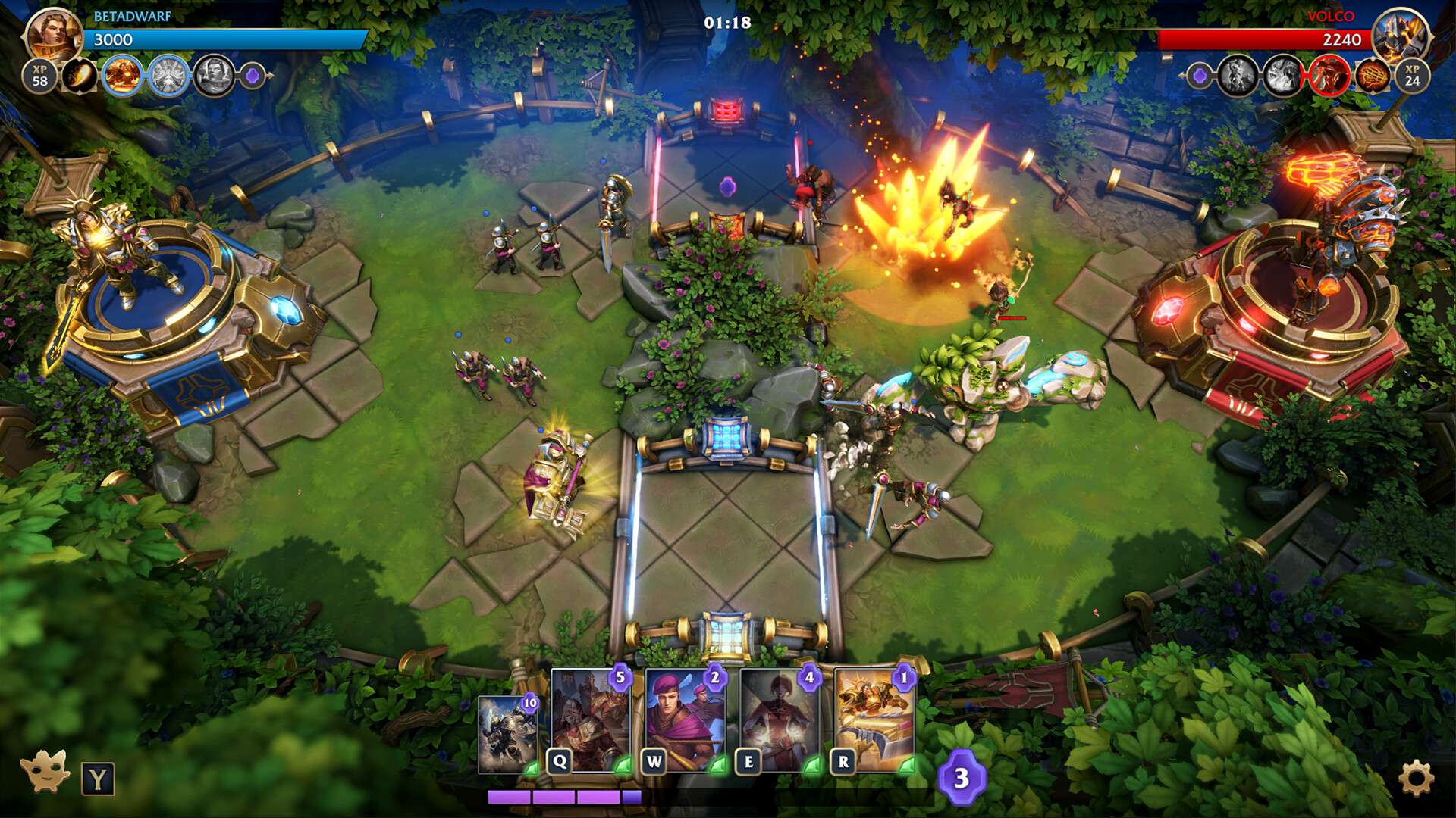 Битва миньонов за мосты в Minion Masters