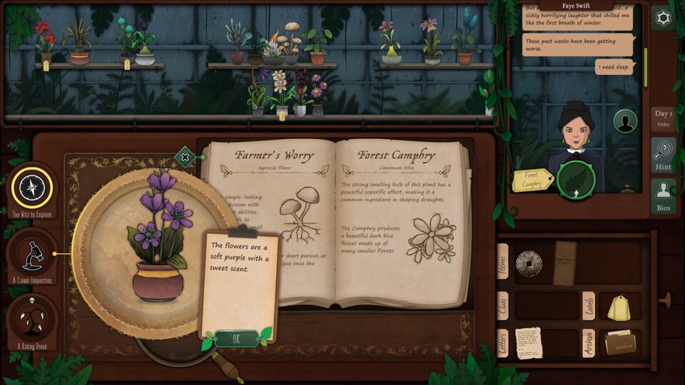 Игровой процесс Strange Horticulture