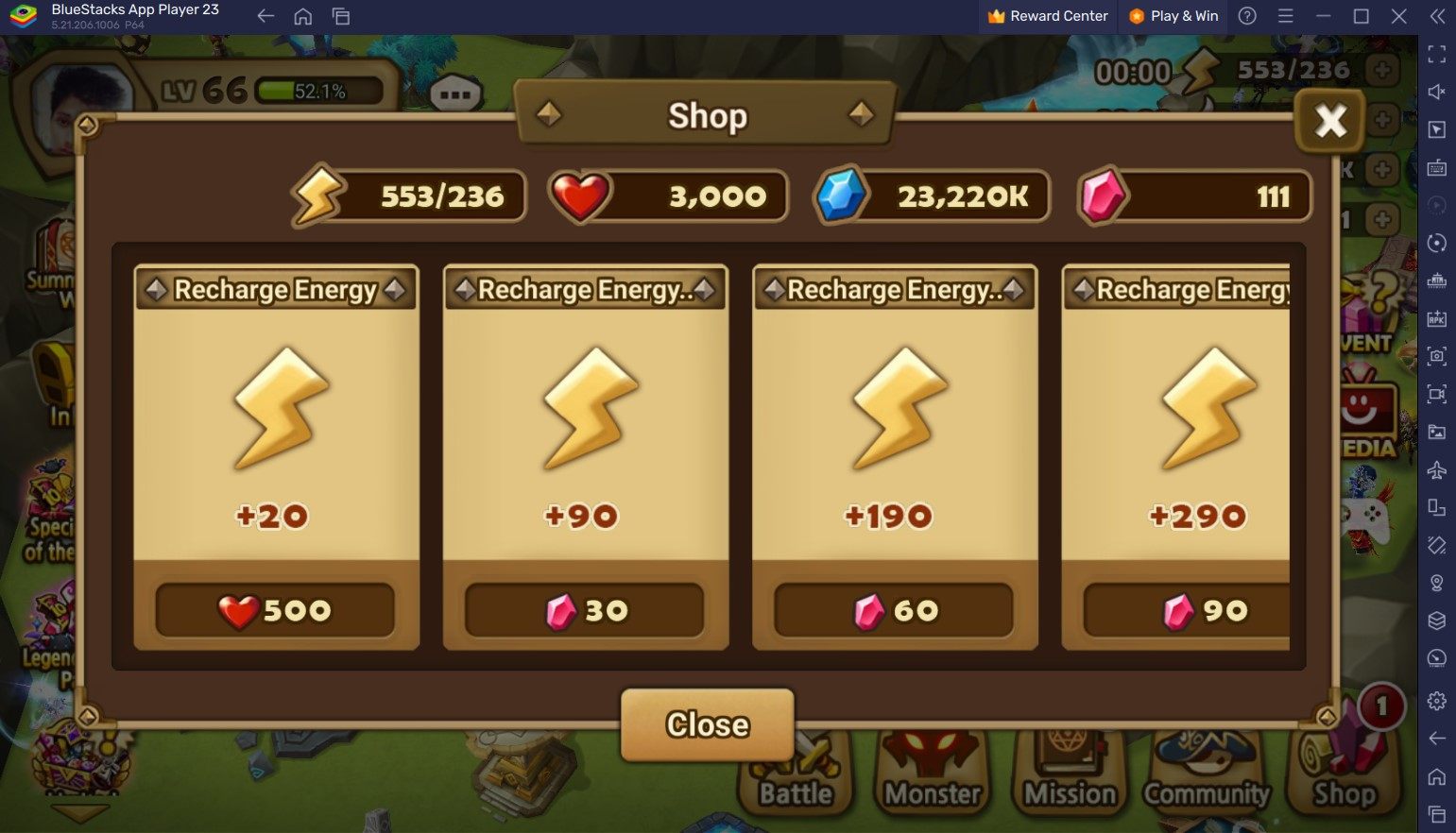 Управление островом и коллекцией в Summoners War: Sky Arena