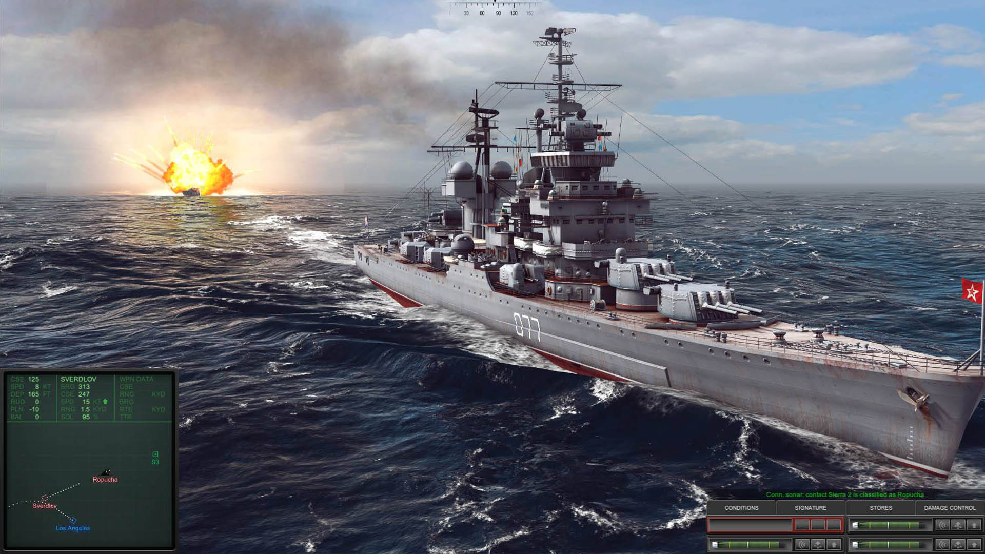Игровой процесс Cold Waters