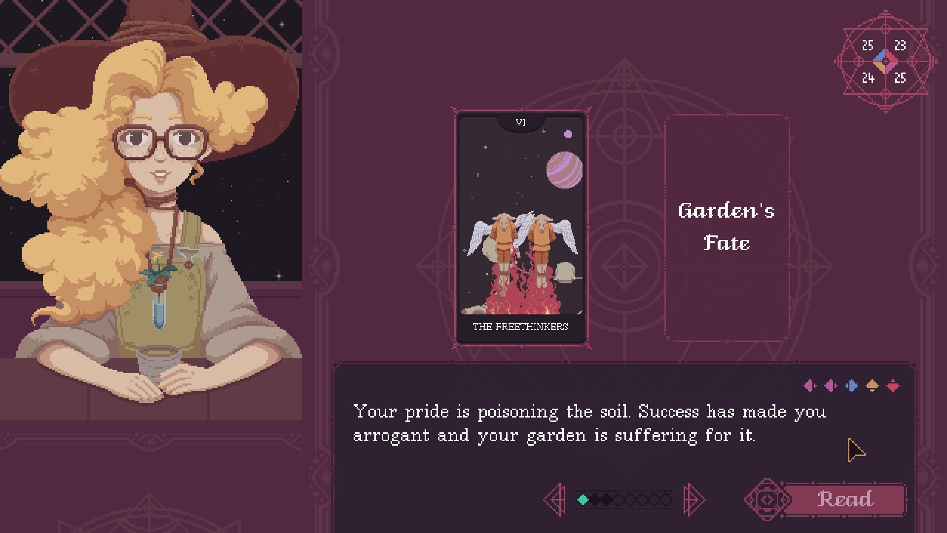 Игровой процесс The Cosmic Wheel Sisterhood
