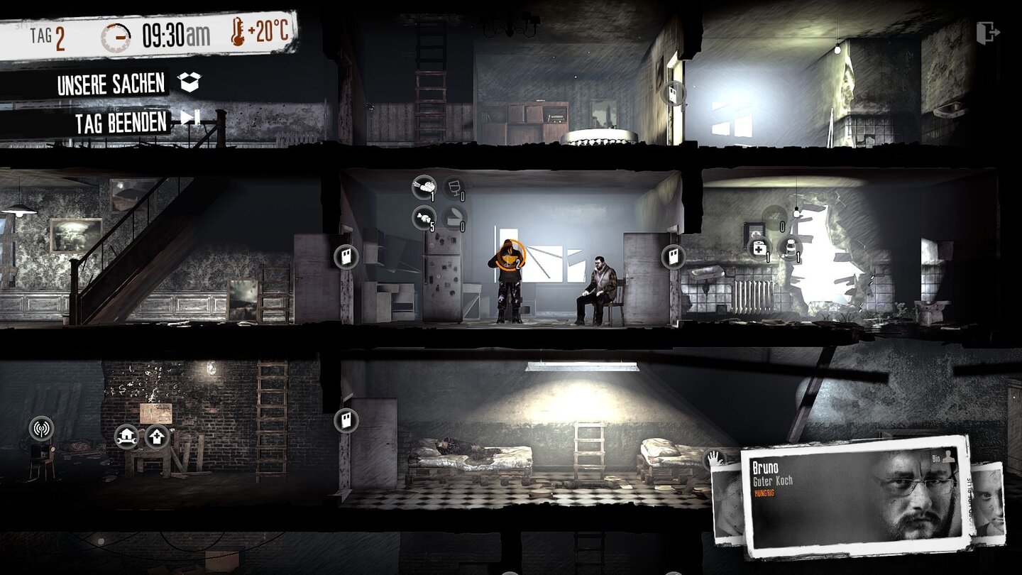 This War of Mine — обустройство убежища в разрушенном здании