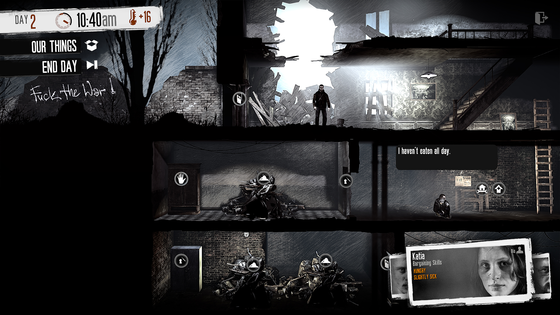 Скриншот игрового процесса This War of Mine